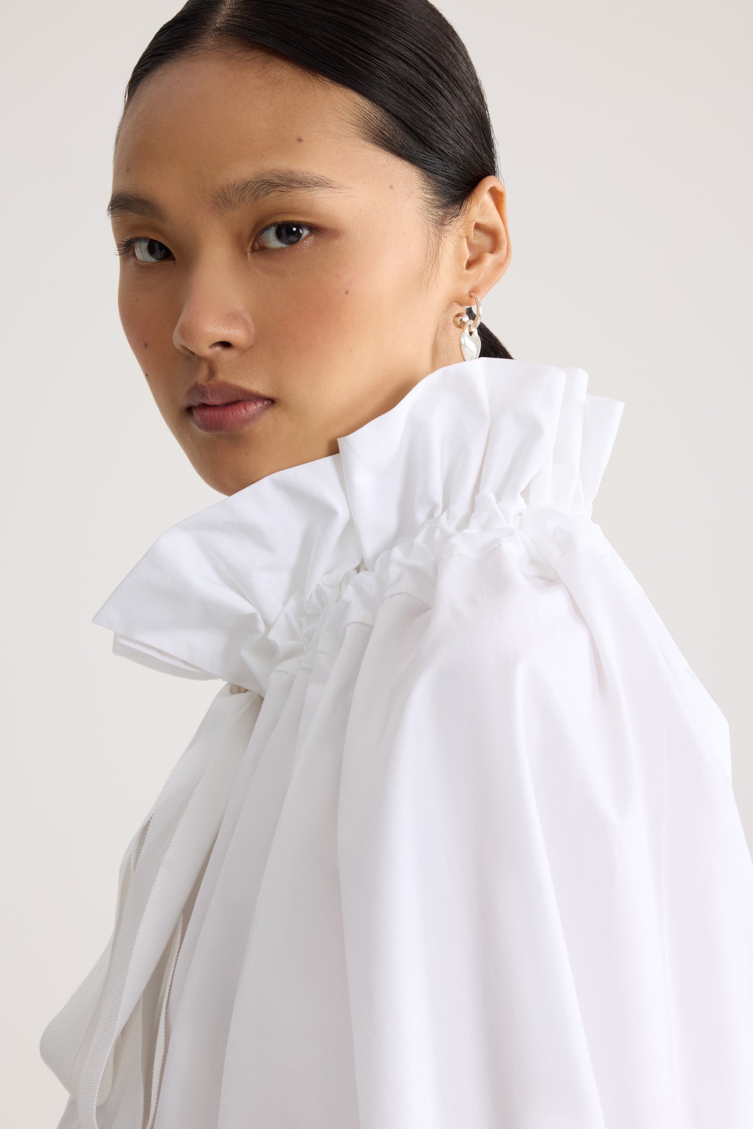 Patou La Patou blouse blanche coton popeline bio