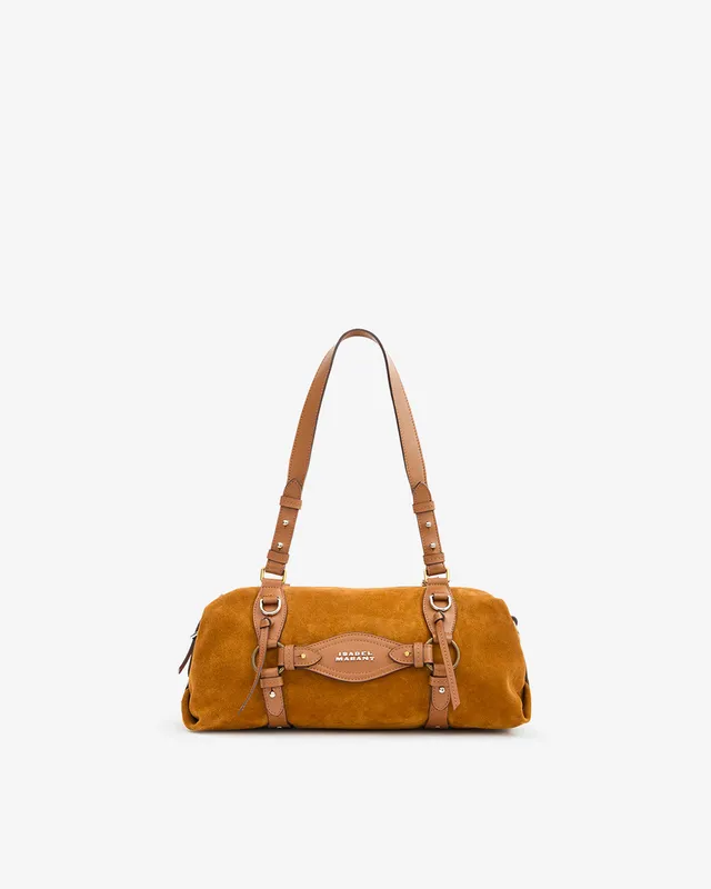 Isabel Marant Tilpa Mini sac velours cognac 36 cm