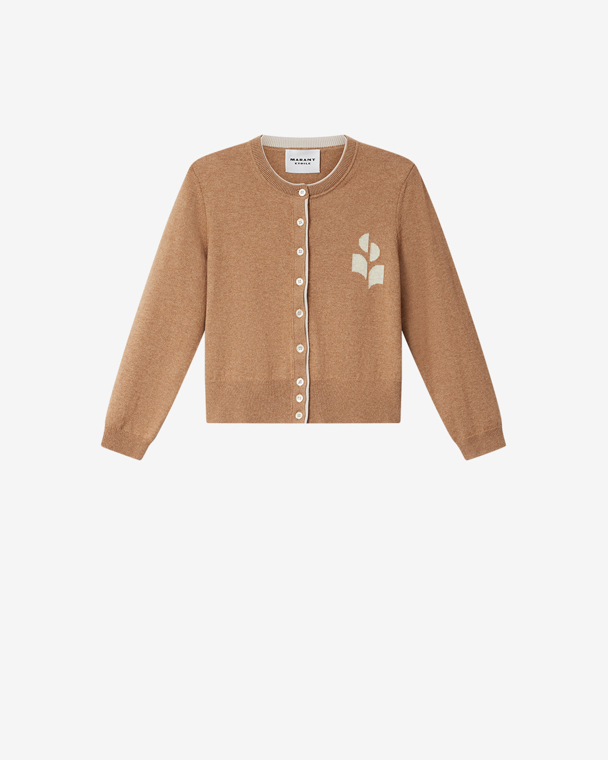 Isabel Marant Mailles Cardigan Lona Camel Gris Clair 36