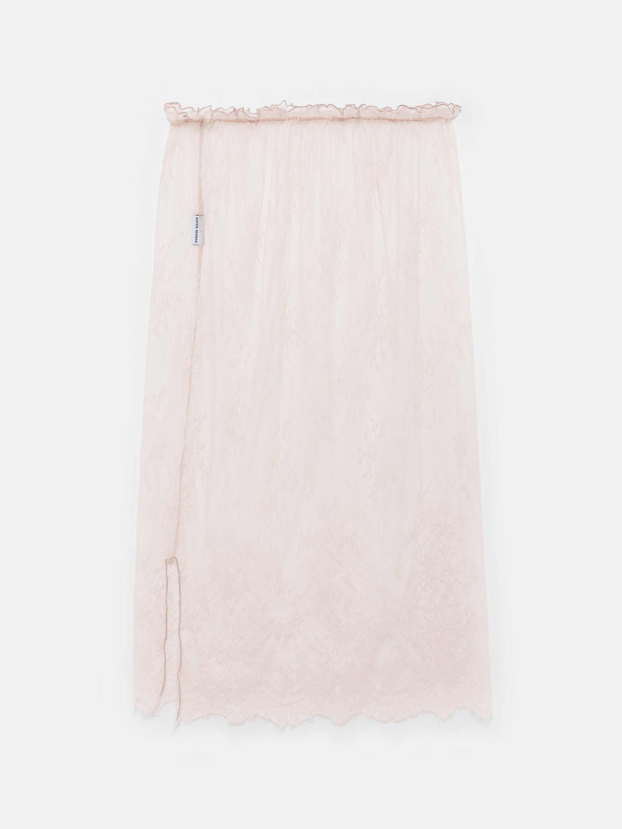 Ester Manas Skirts jupe dentelle Calais rose midi M/L