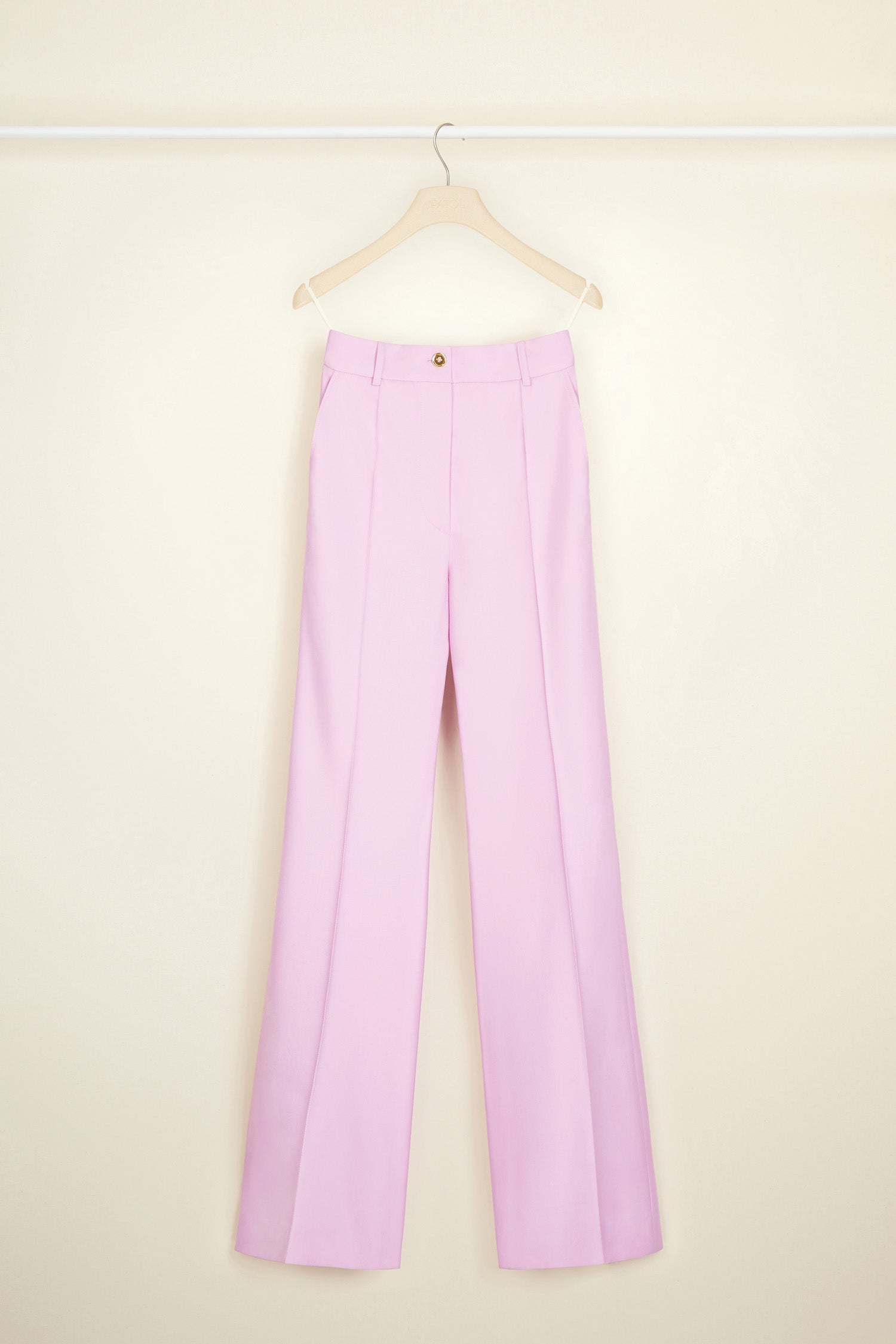 Patou TR002 pantalon tailleur laine éco lavande