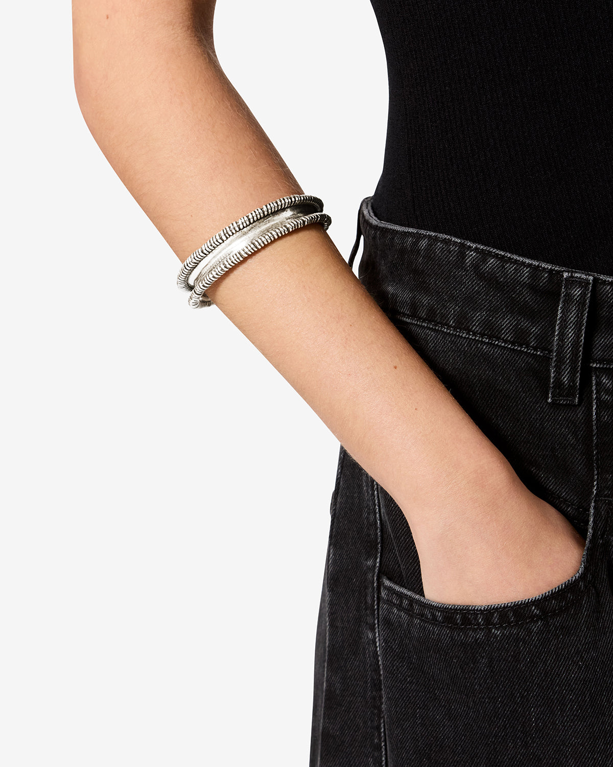 Isabel Marant Byrne bracelet jonc argent T1