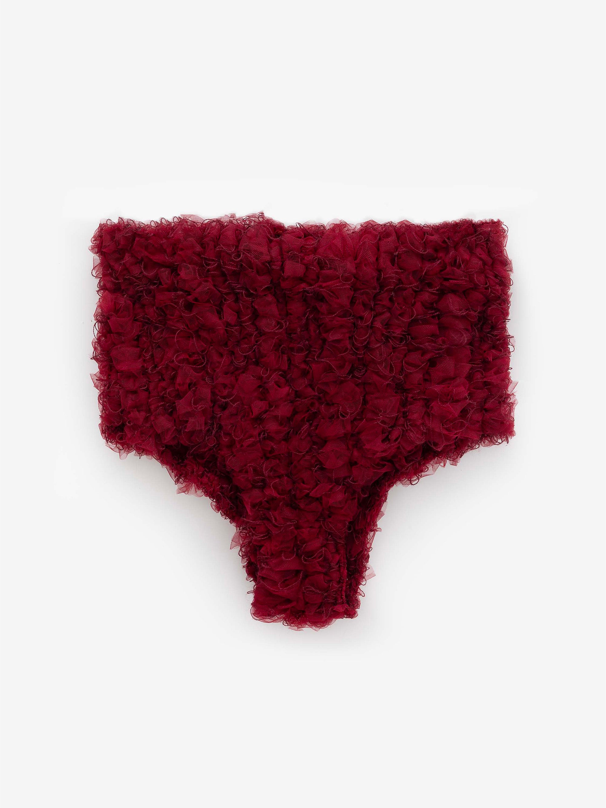 Ester Manas Mesh & Wool Brief culotte laine taille haute