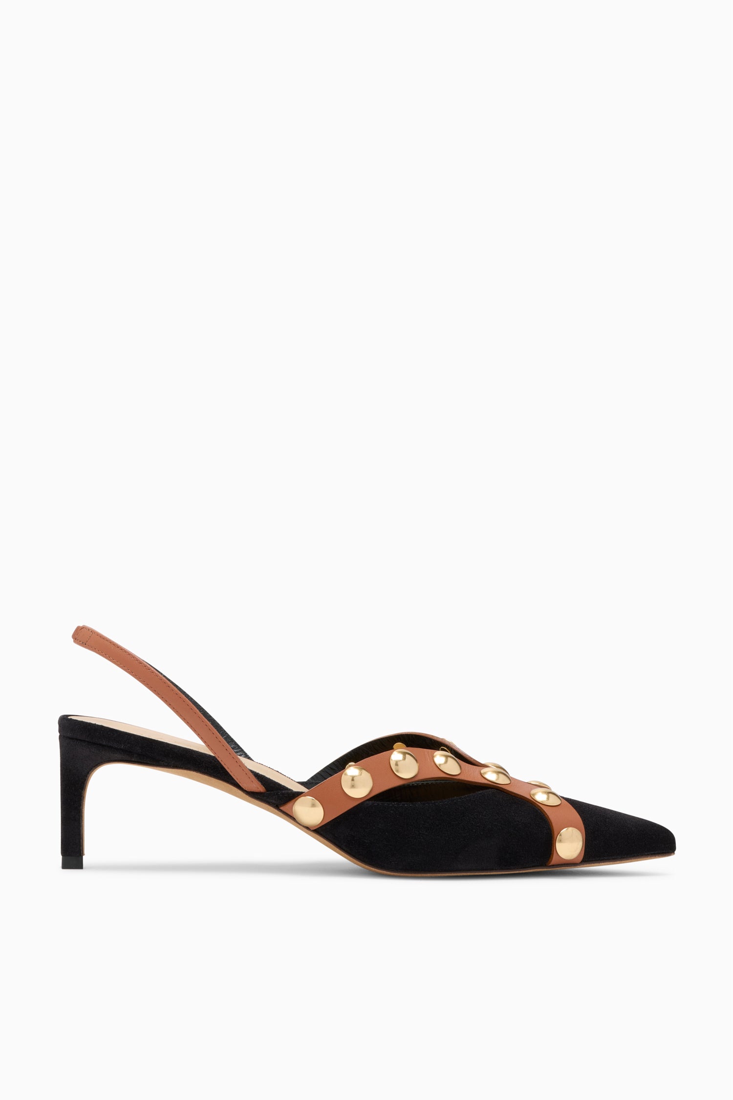 Ulla Johnson Vendome escarpins slingback noir 55 mm