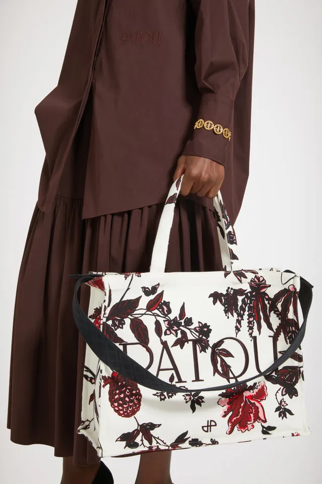 Patou Tote Coton Bio Imprimé Indian Winter TU