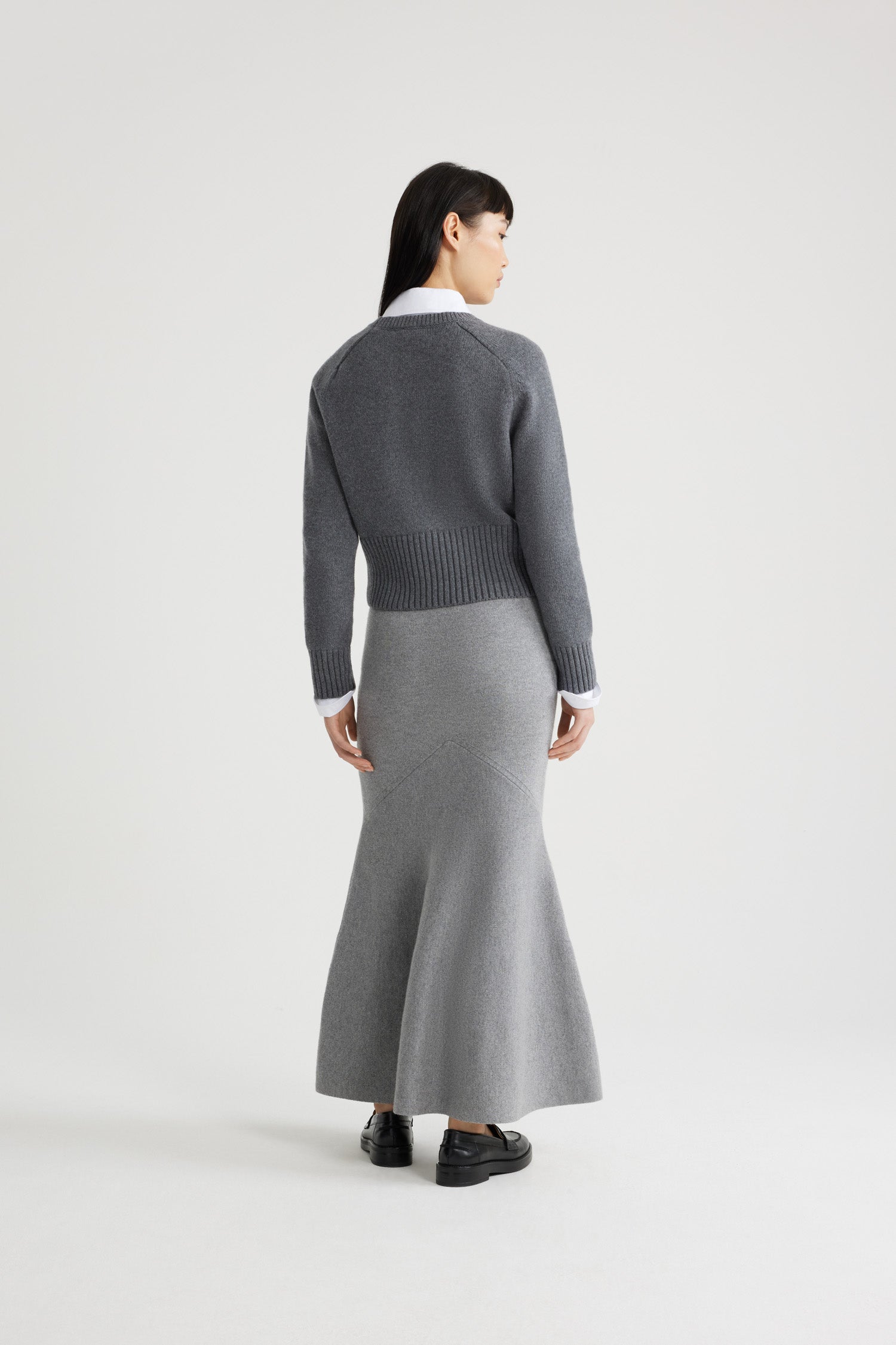Patou KN202 pull JP gris Storm laine cachemire