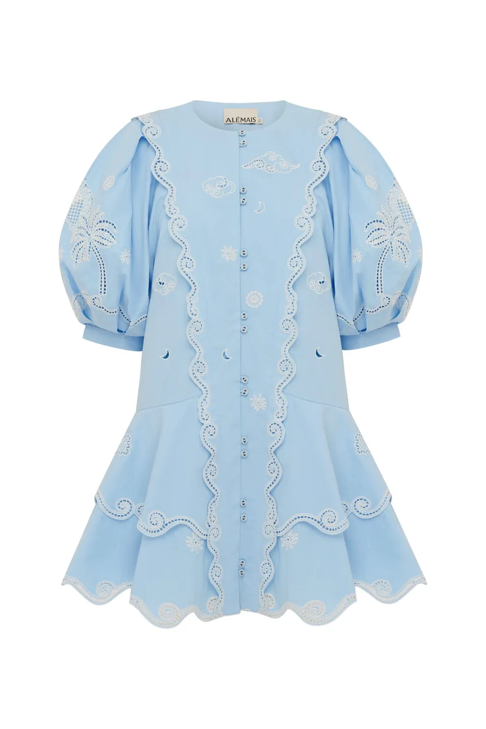 Alemäis Maizy robe mini coton bio à broderie