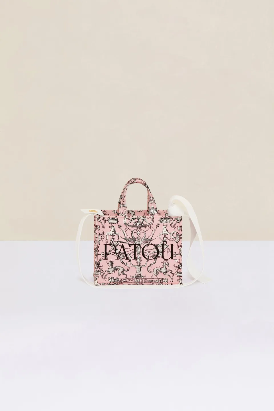 Patou AC025 P22AC02500765043 tote coton rose imprimé