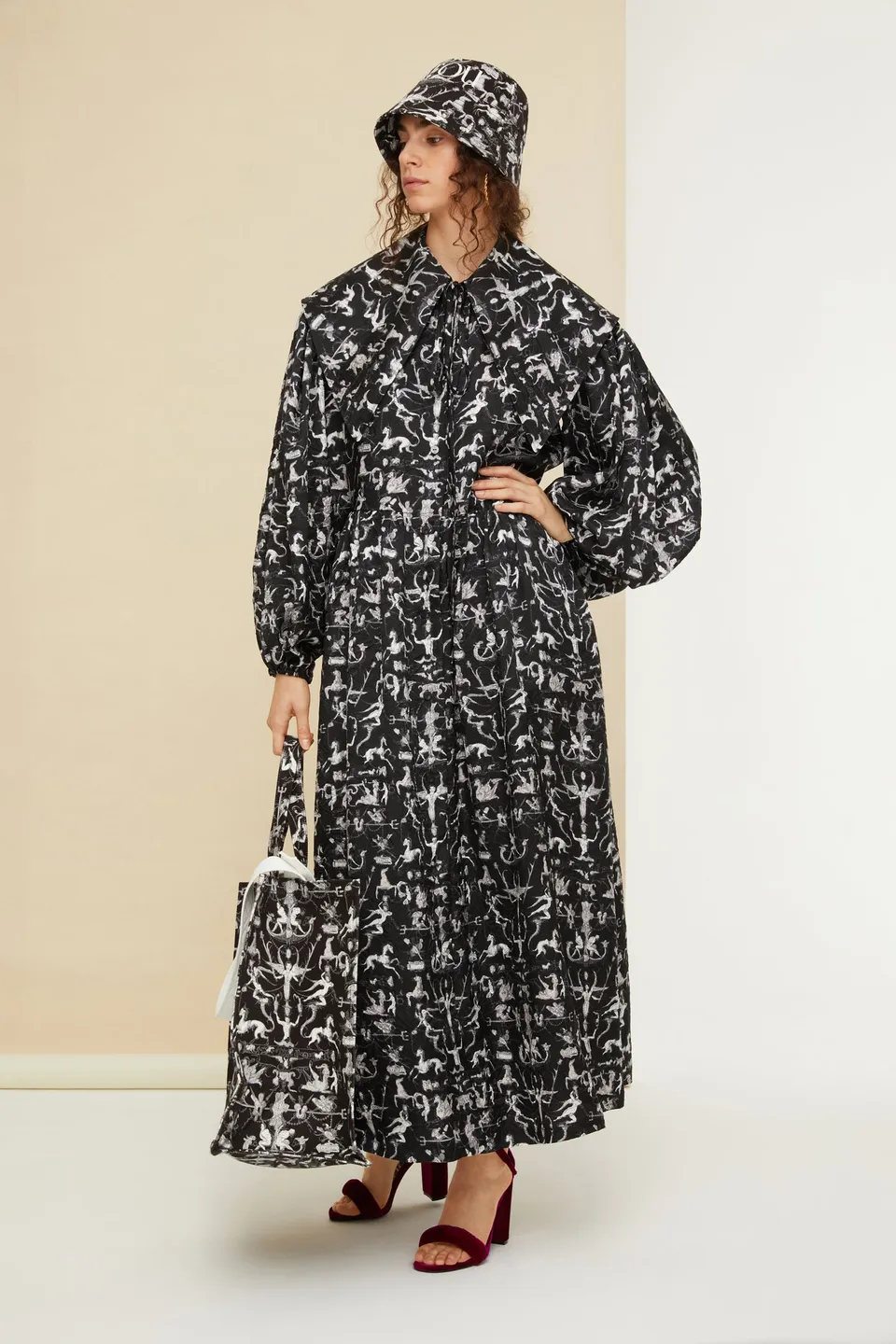 Patou P22DR08801045042 robe chemise noire