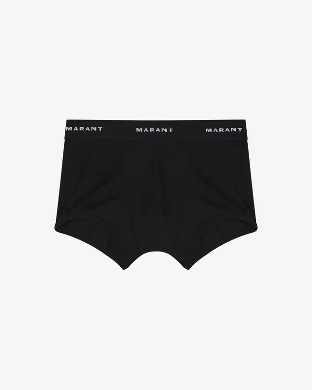 Isabel Marant Billy SL0012HA Slip noir taille élastique