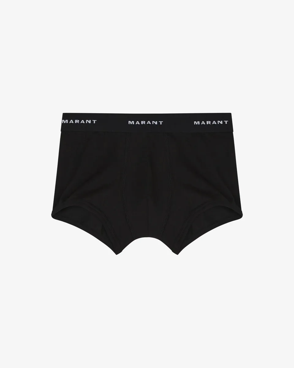 Isabel Marant Billy SL0012HA Slip noir taille élastique
