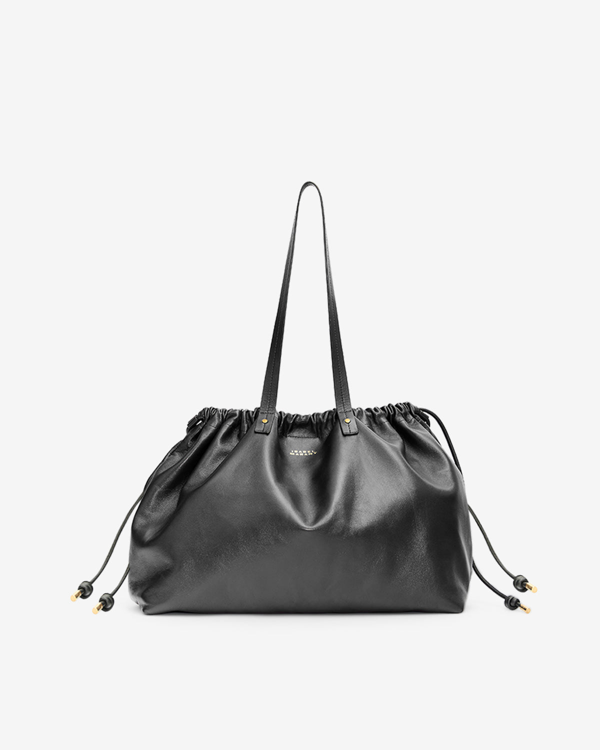 Isabel Marant Silven cabas cuir agneau noir 40 cm
