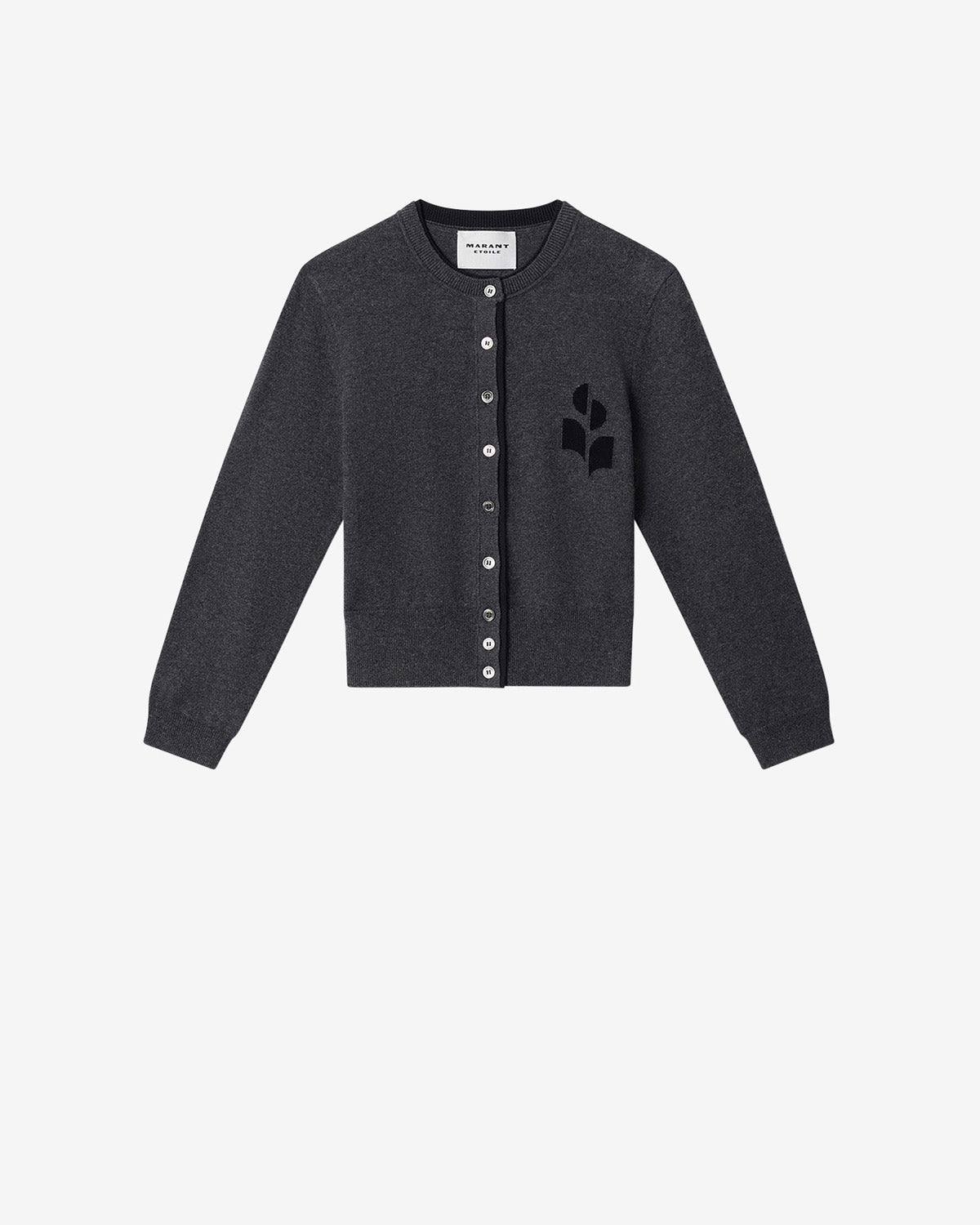 Isabel Marant Lona cardigan maille anthracite-noir