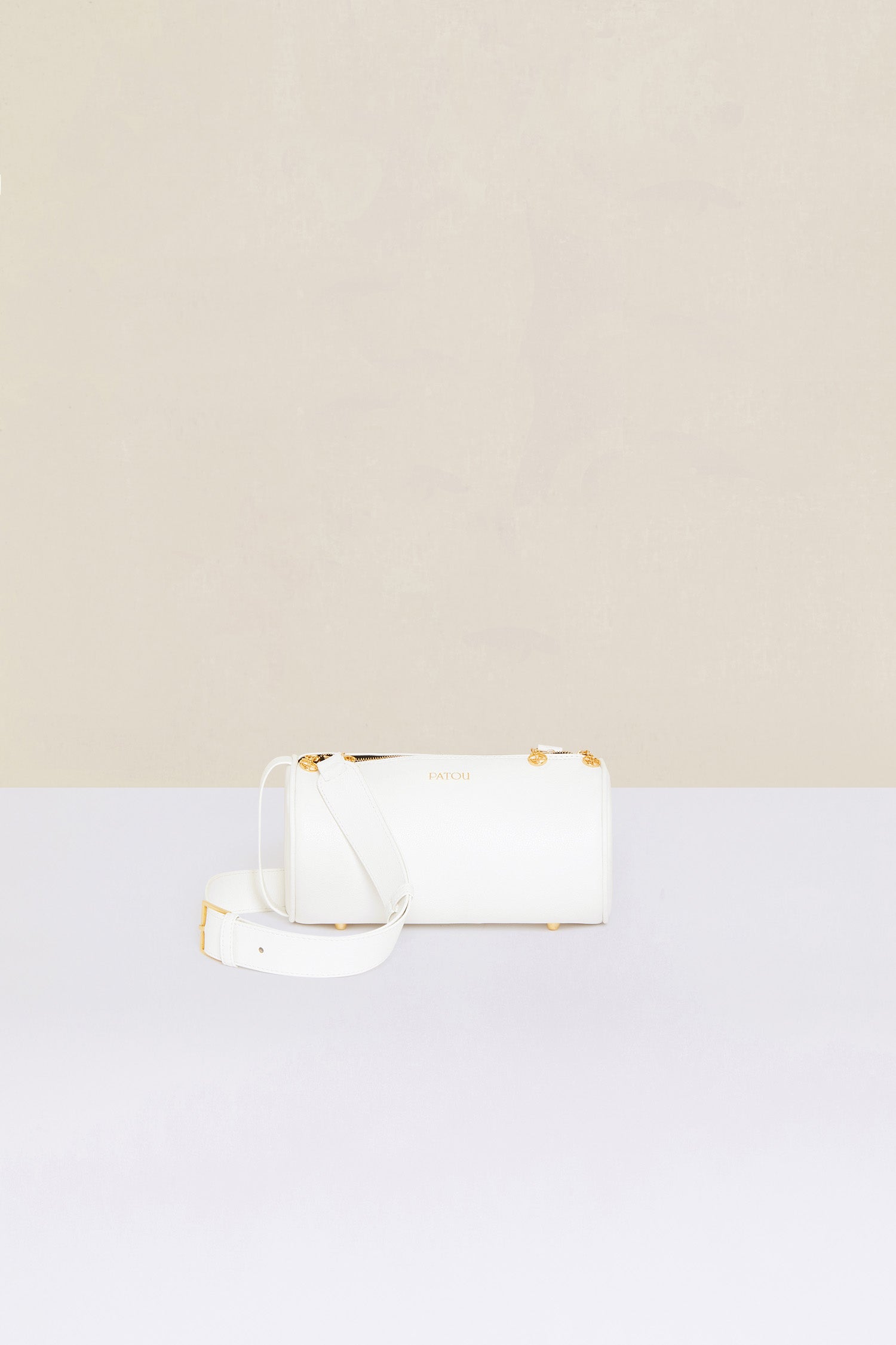 Patou Barrel AC008 sac blanc simili cuir