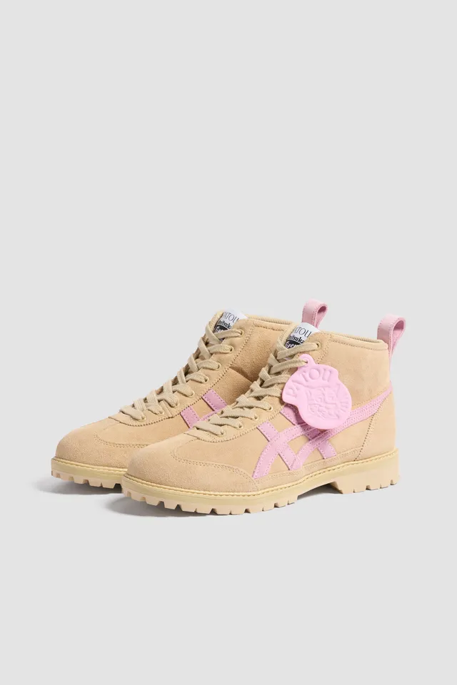 Patou x Onitsuka Tiger Mexico Rinkan bottines daim beige
