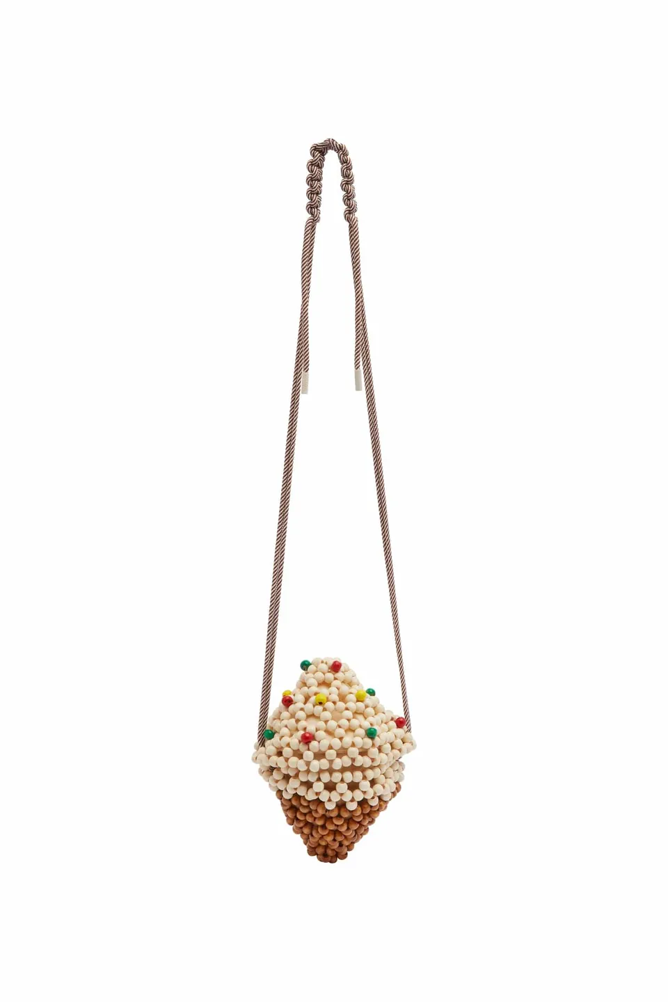 Alemais Wood Bead Gelato mini sac perles bois