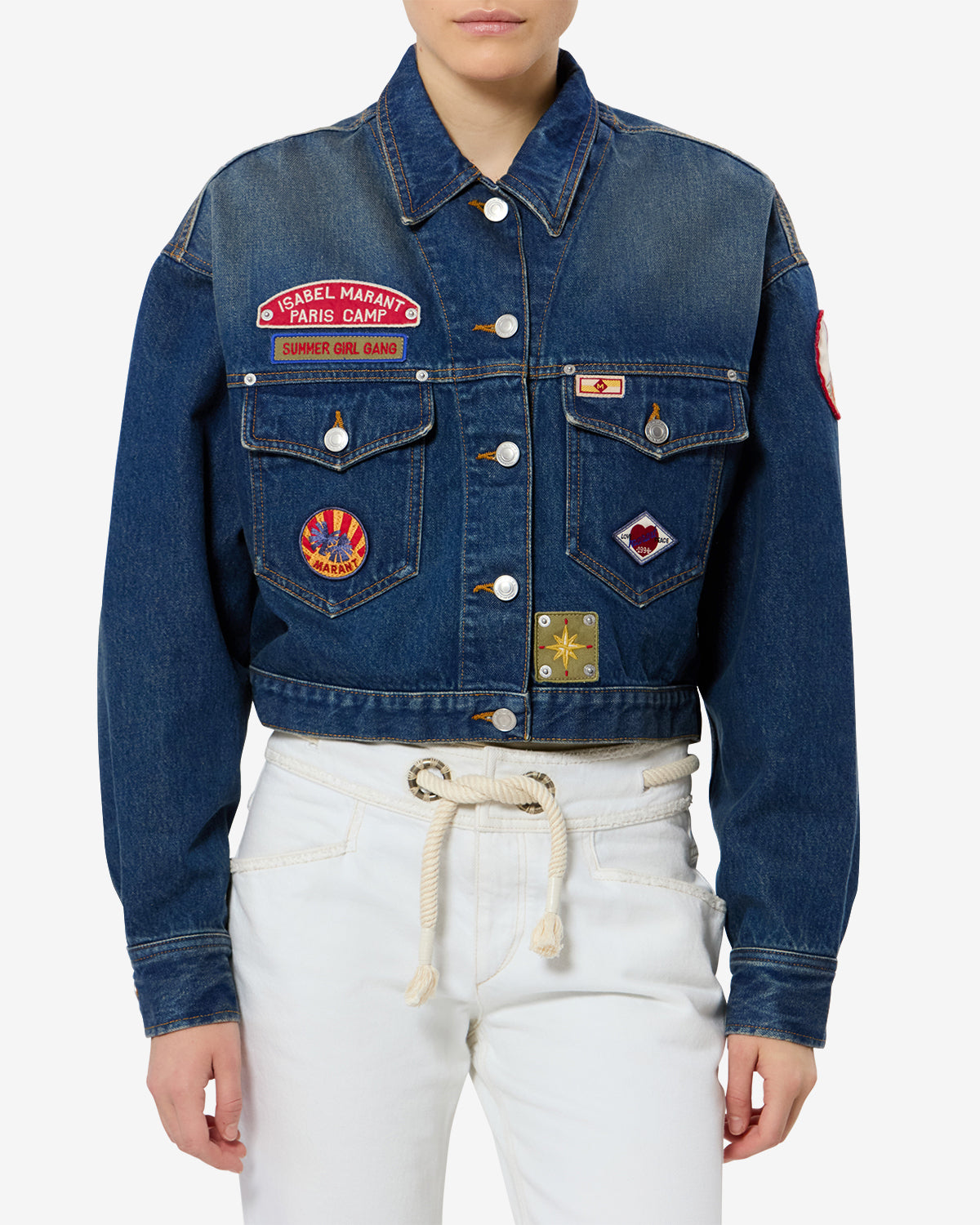 Isabel Marant Demia veste denim bleu 34 à 44