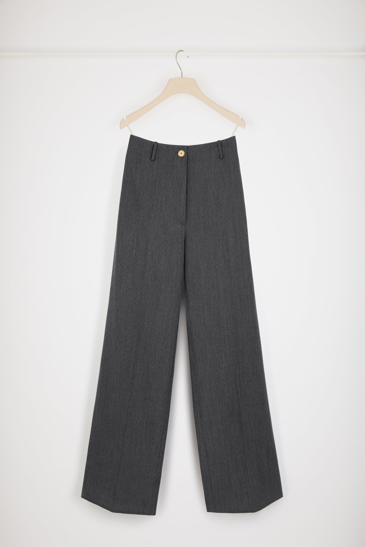 Patou TR002 pantalon droit Anthracite twill laine 34-44