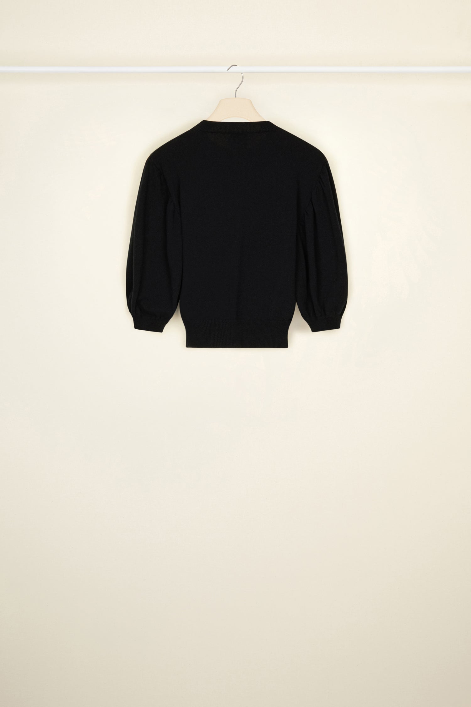 Patou Knitwear pull Barbamama noir P22KN086 laine cachemire