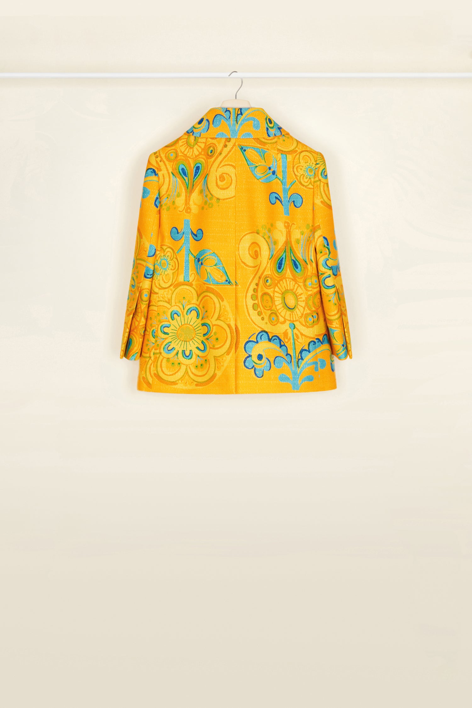 Patou JA018 veste box tweed bio imprimé honey flower