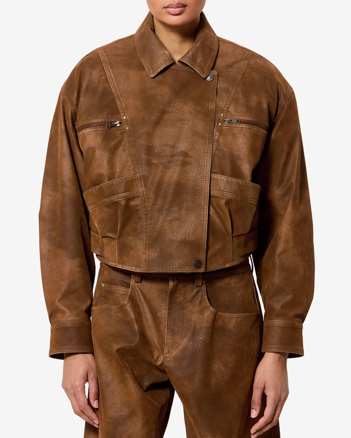 Isabel Marant Belma veste marron biker