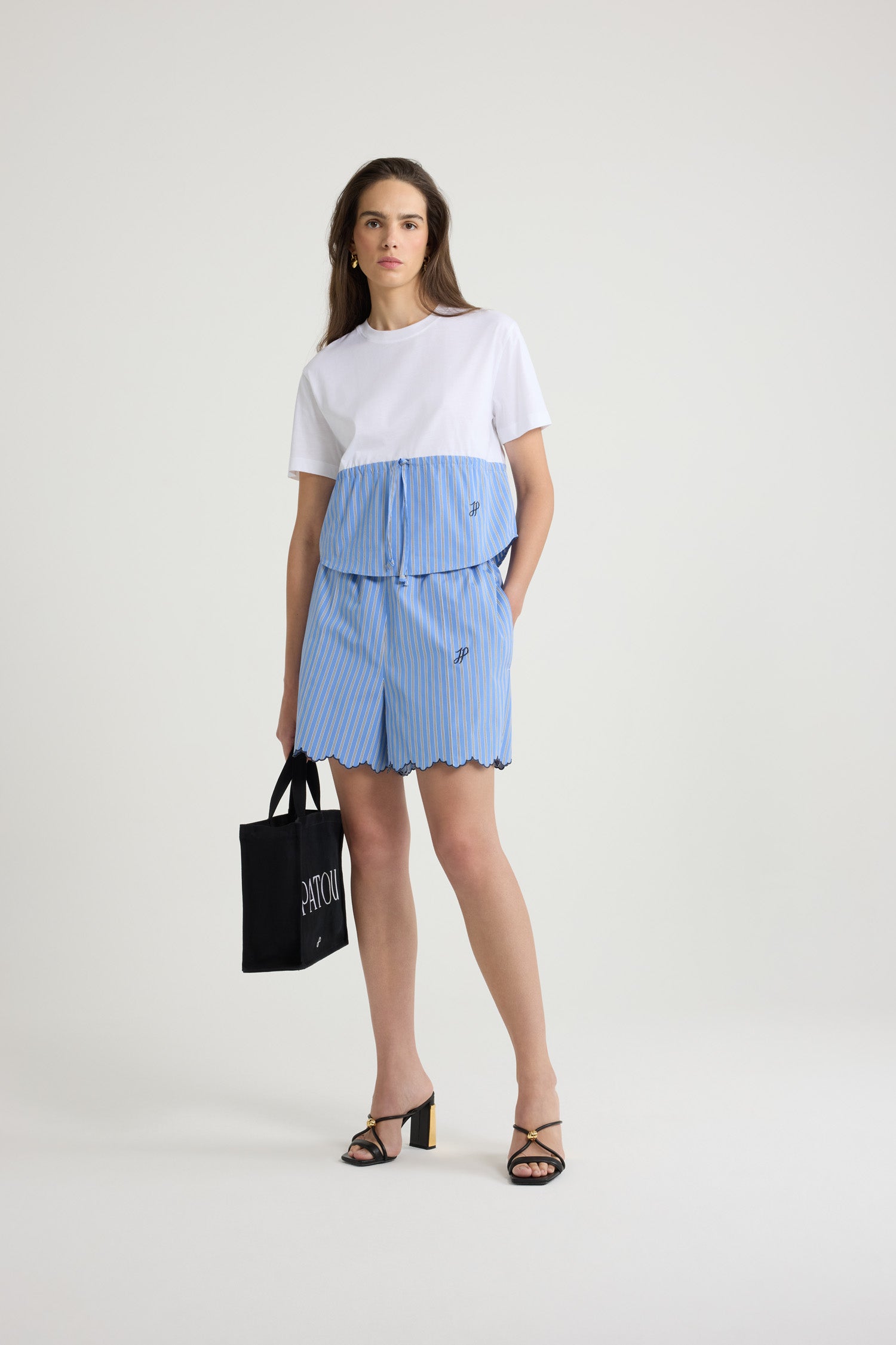 Patou JE138 t-shirt coton bio Blanc hybride