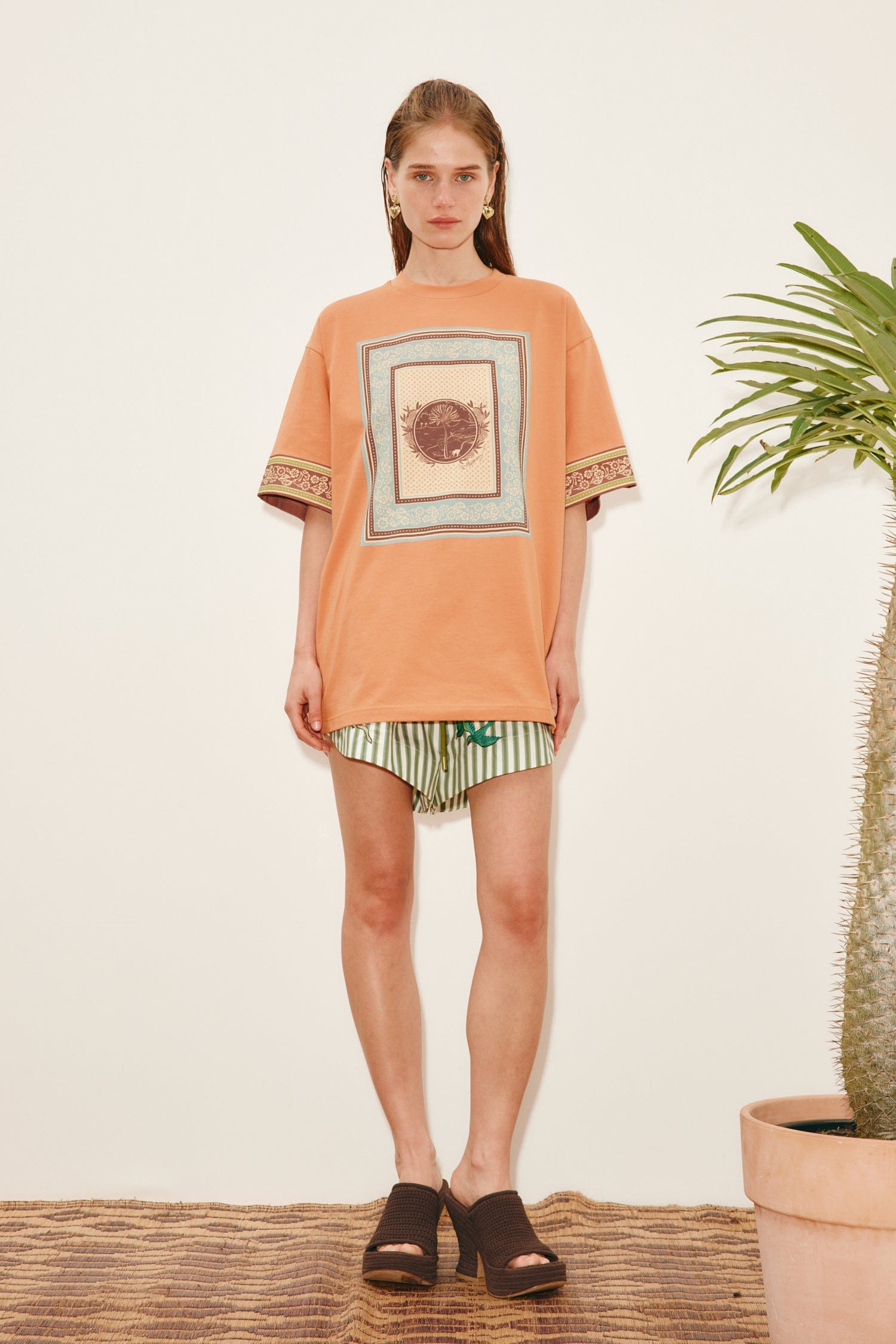 Alemäis Alberta tee-shirt coton bio imprimé