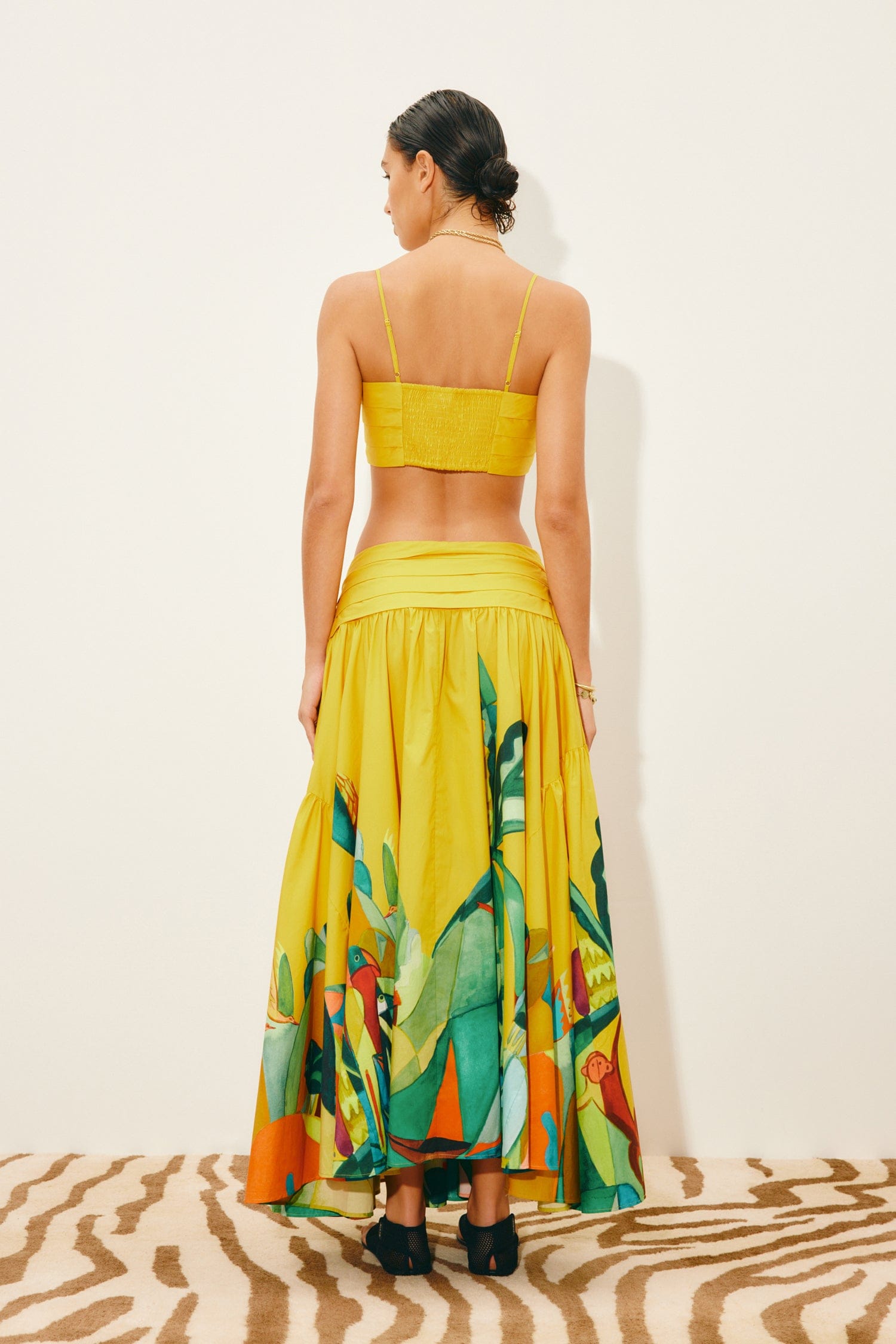 Alemaïs Mokshini jupe midi coton bio