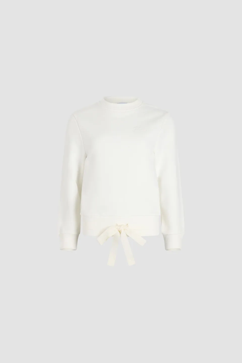 Patou JE1589985007W sweat ivoire coton bio logo