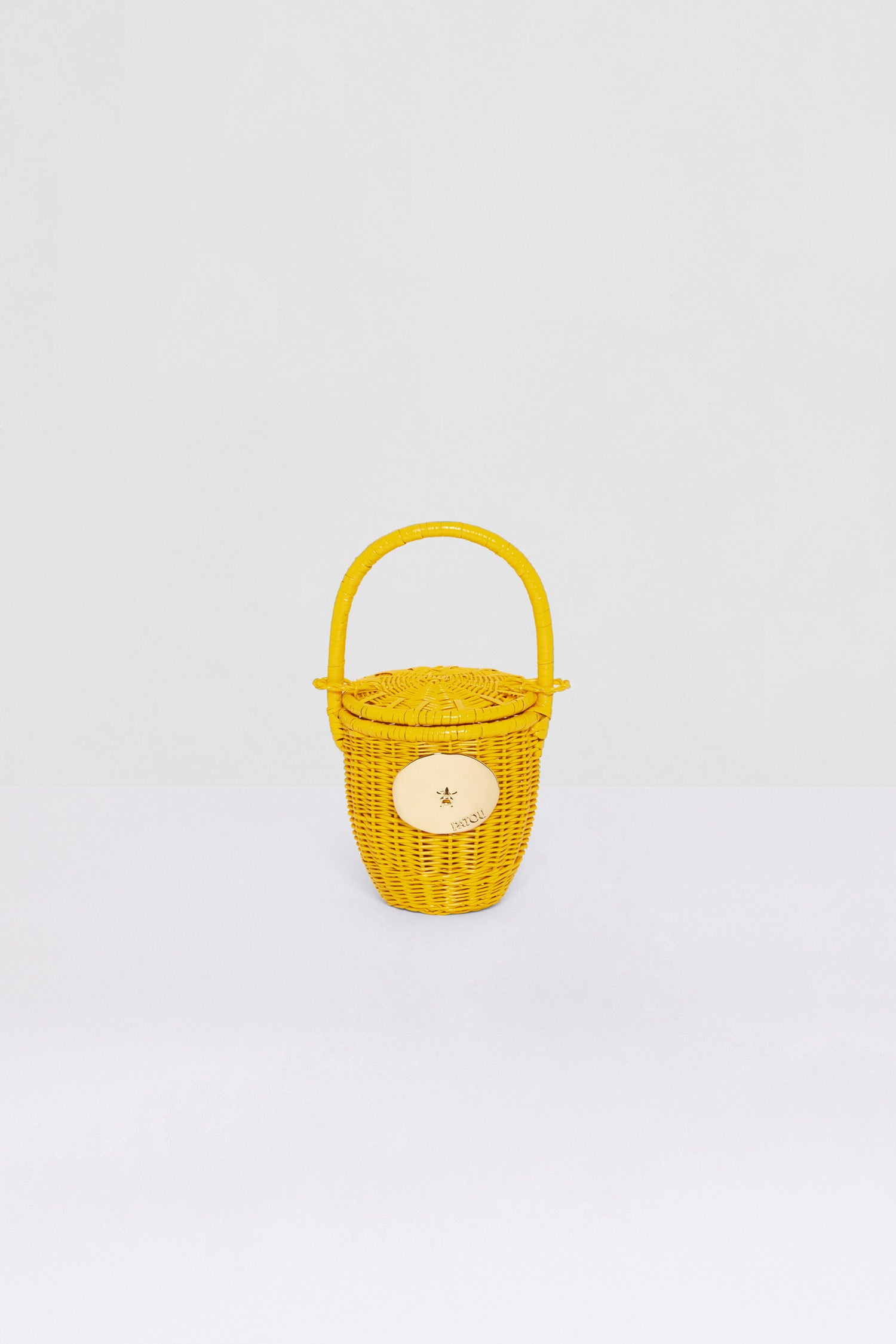 Patou Bags AC003 sac seau osier Citrus TU jaune