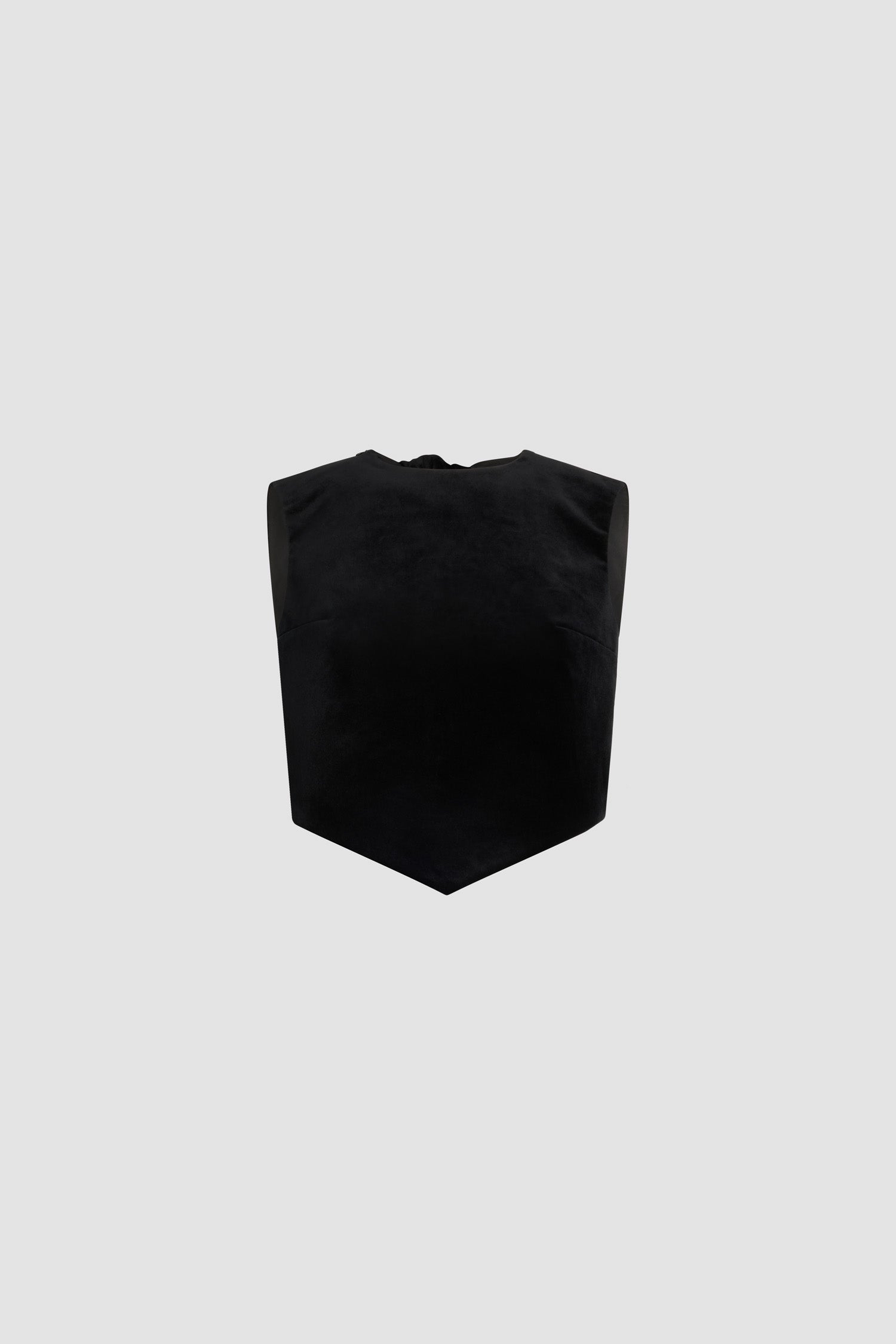 Patou TO161 top velours coton bio noir 36