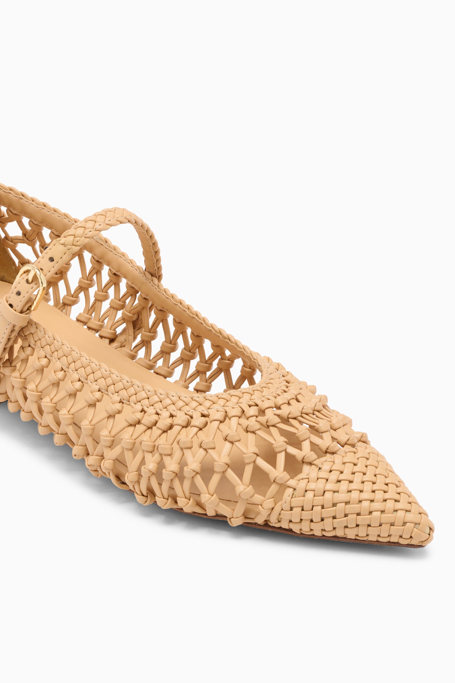 Ulla Johnson Gracie SP261009 ballerines Miele tressées