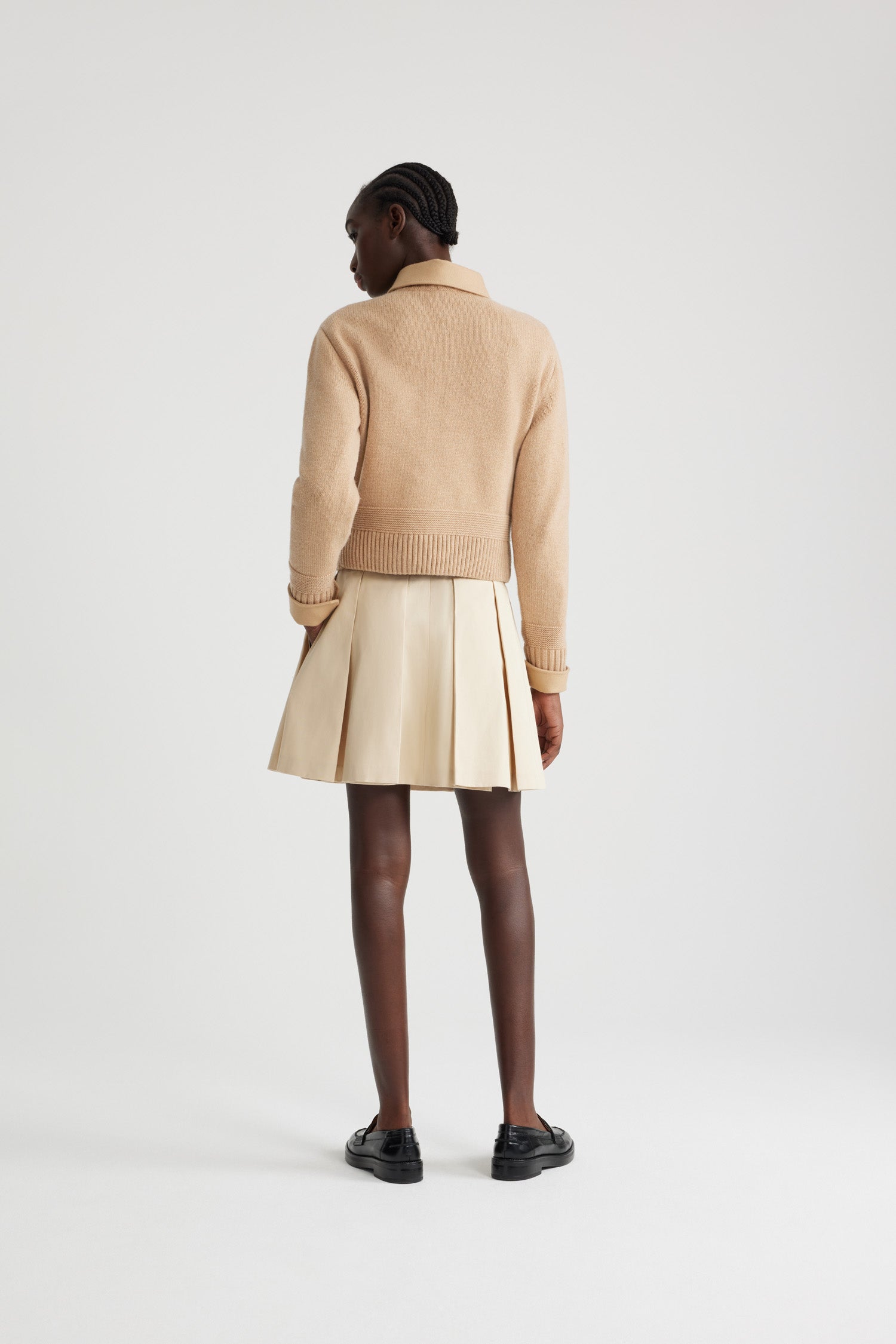 Patou Knitwear H24KN1928064109B pull biscuit laine cachemire
