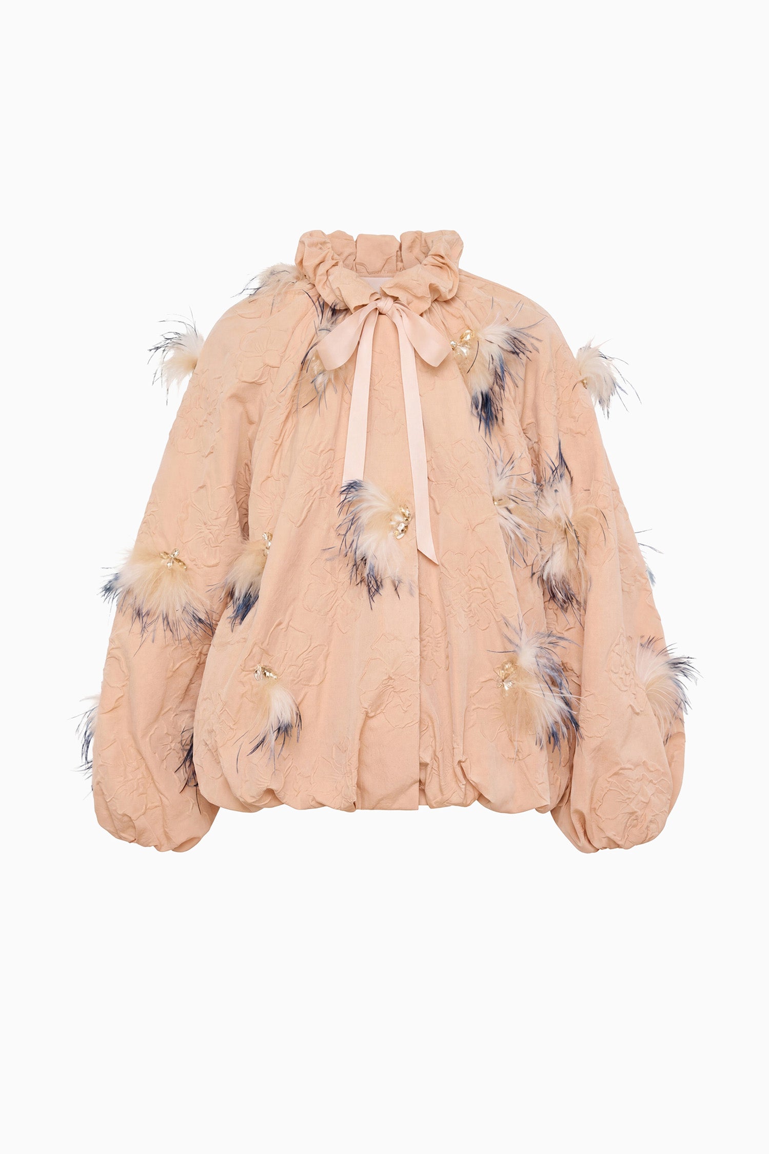 Ulla Johnson Roux FA260515 veste amande nylon