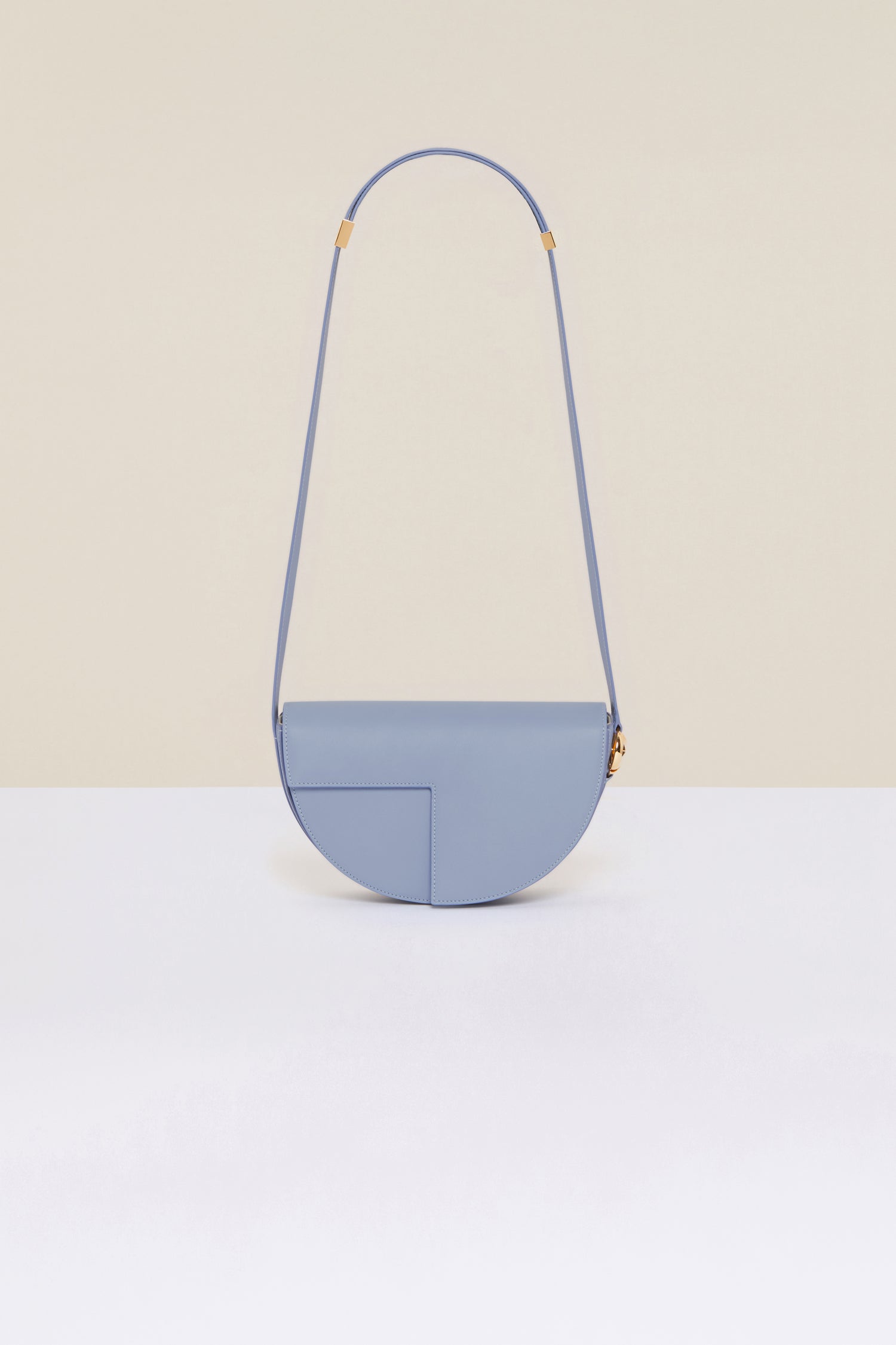 Patou P22BA0015001626B sac cuir bleu ciel