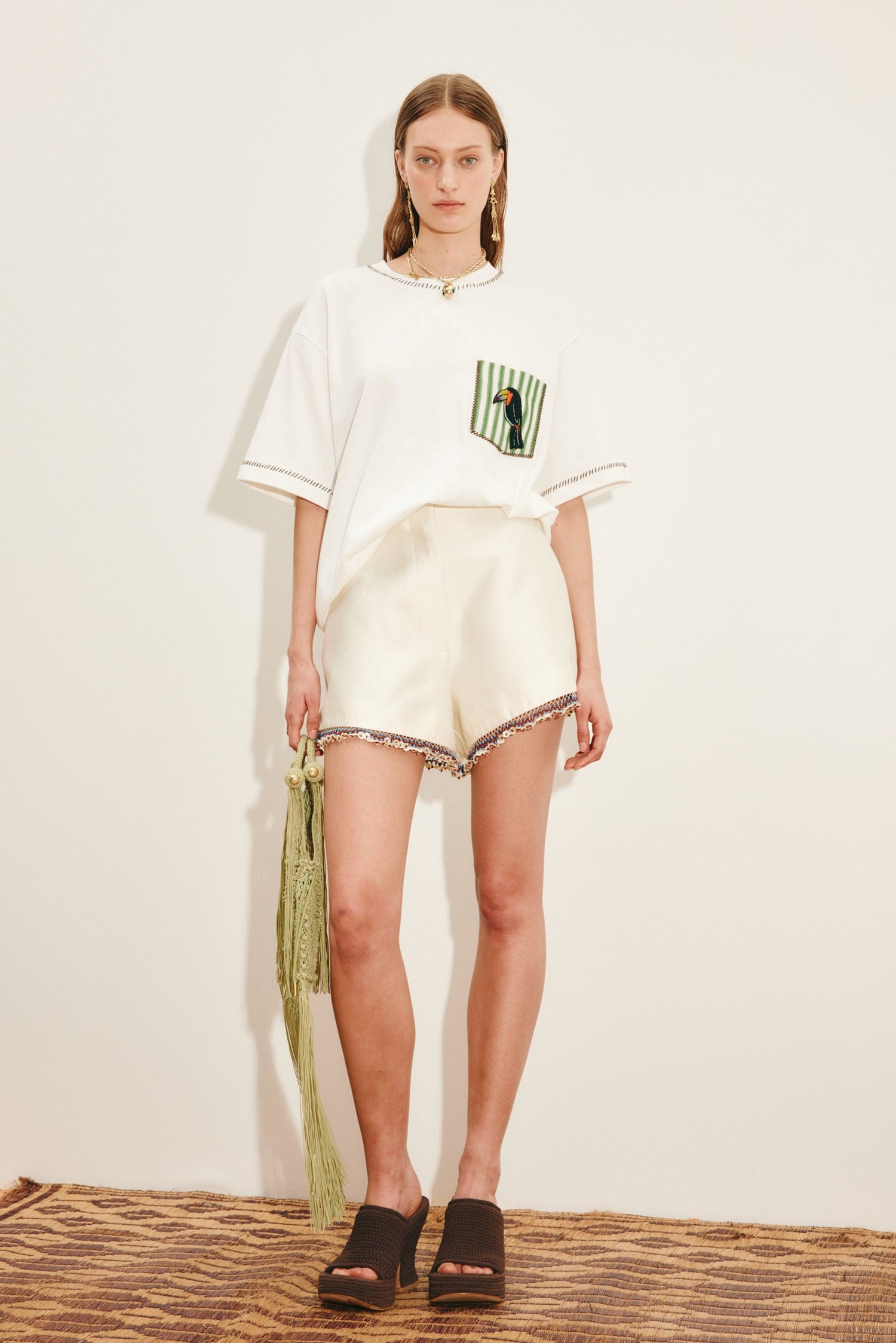Alemaïs Idris Embellished Short short habillé taille 10