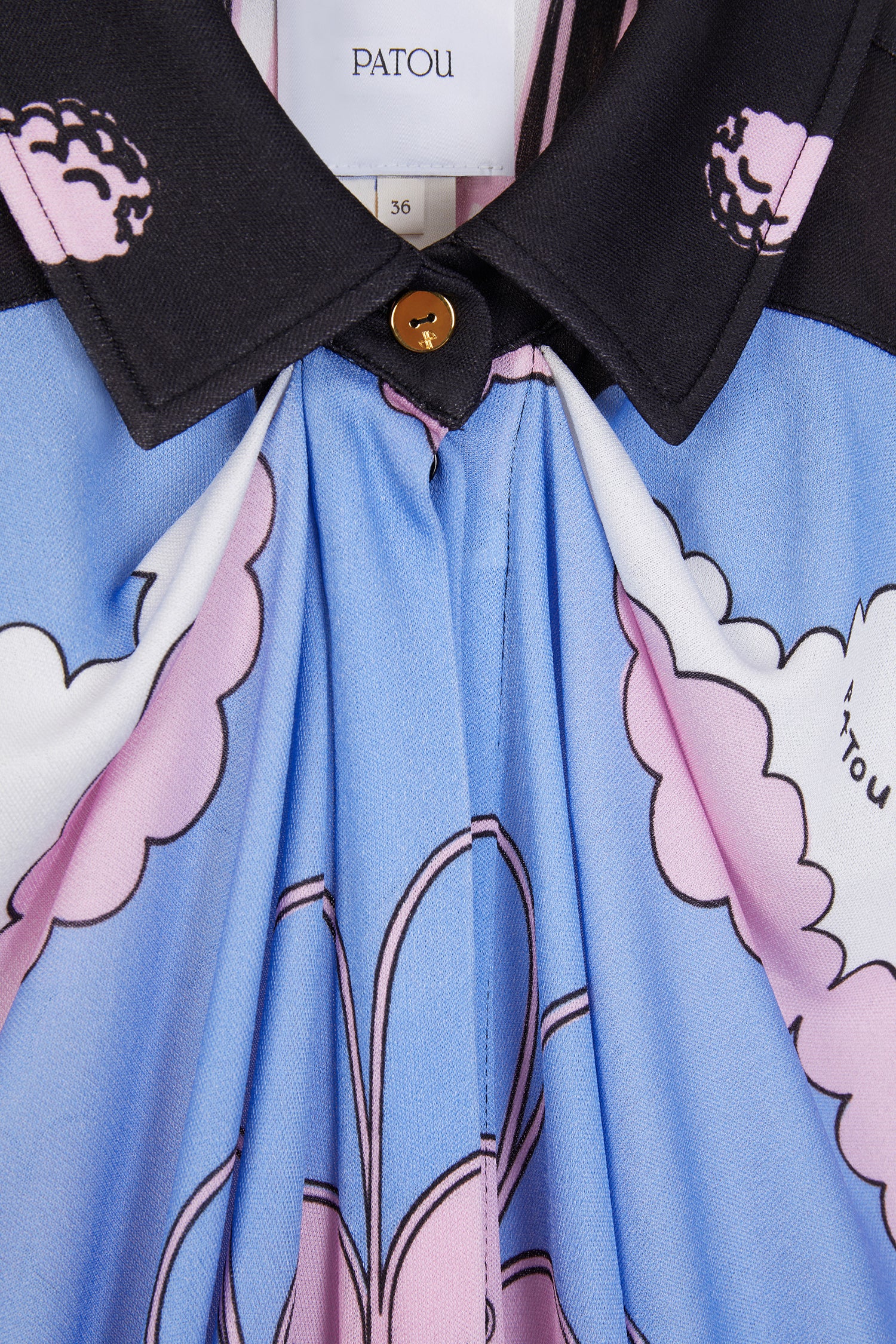 Patou BL003 blouse jersey Cloud Print 34-42