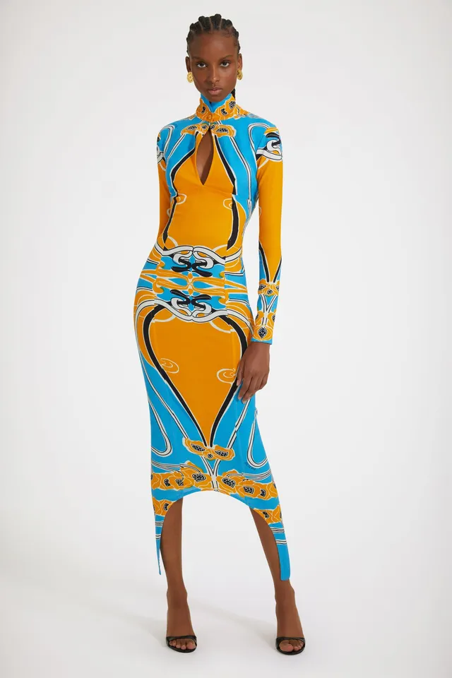 Patou Dresses robe midi seersucker bio Tapisserie 38