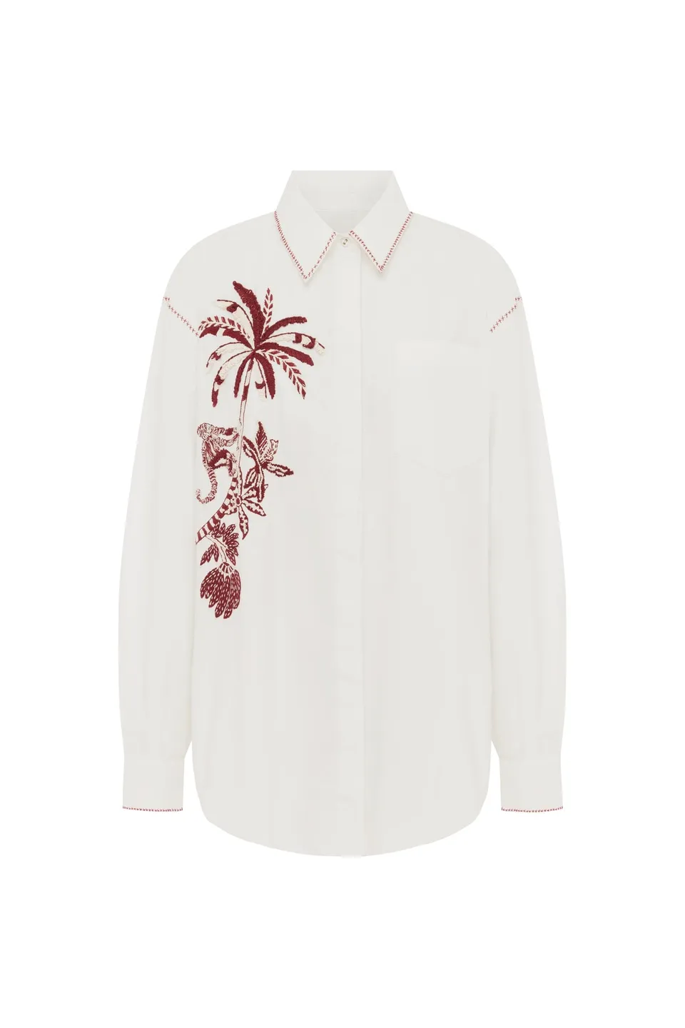 Alemäis Odie Embroidered Shirt chemise coton brodé