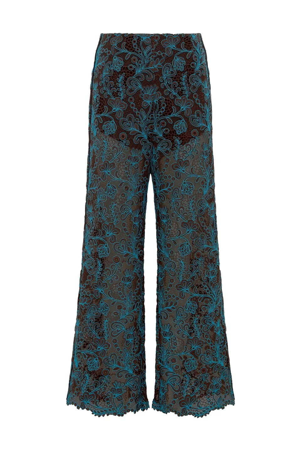 Alemais Francine Pant pantalon dentelle jambe droite
