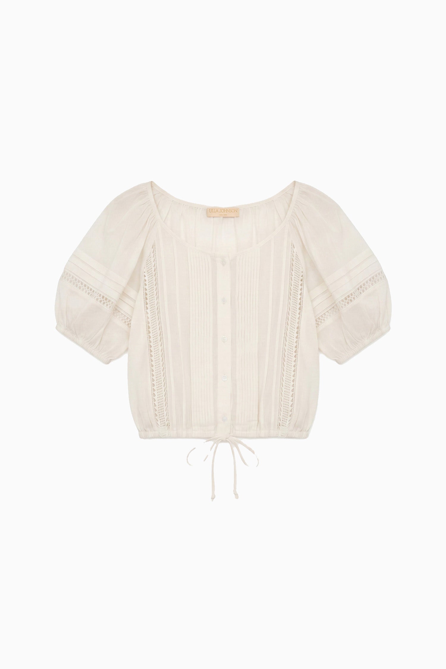 Ulla Johnson Clara top coton blanc Pristine