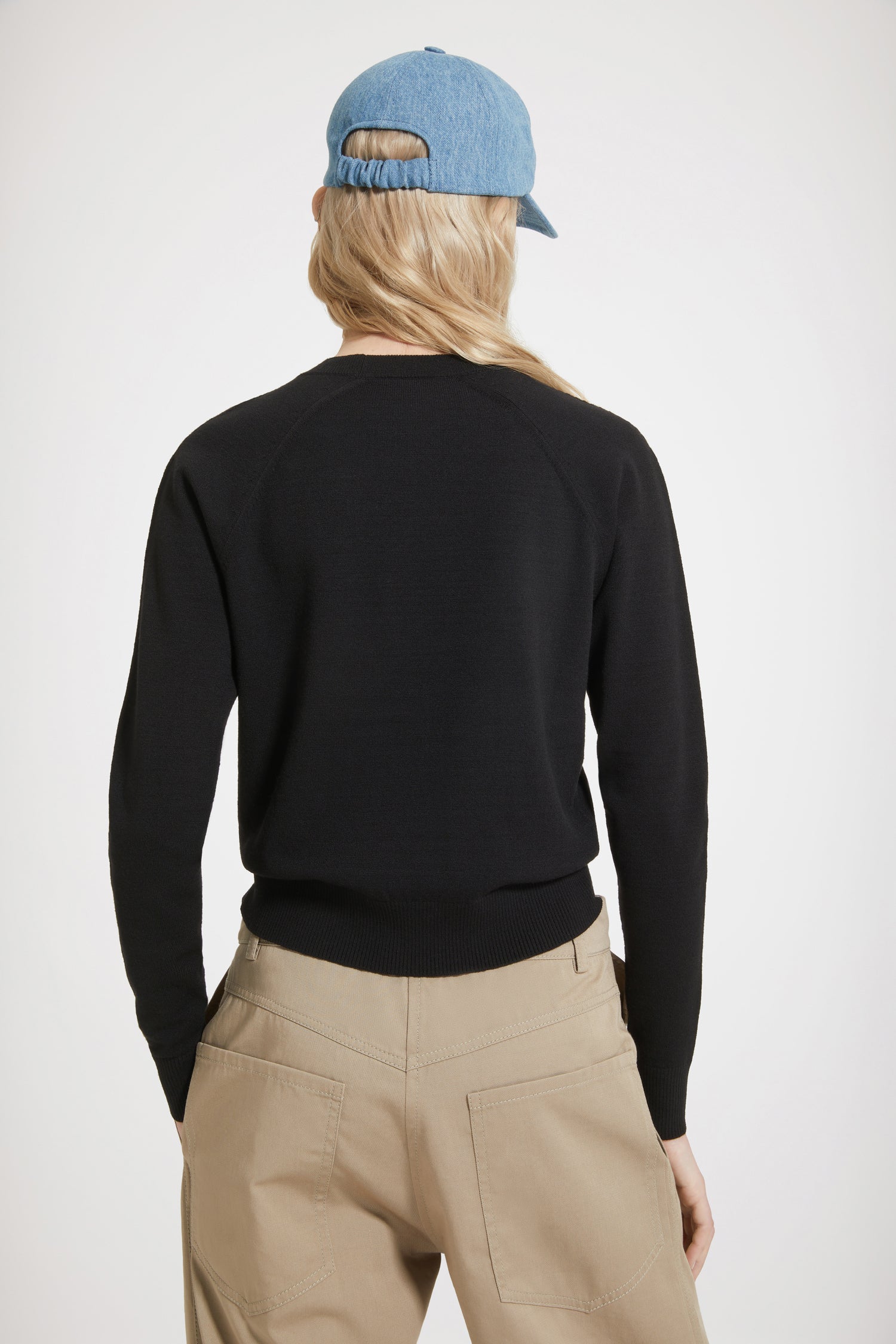 Patou AC056 casquette denim bleu glace coton bio