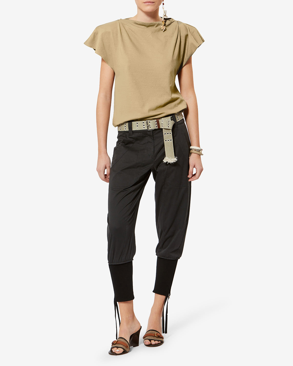 Isabel Marant Sebani t-shirt coton bronze