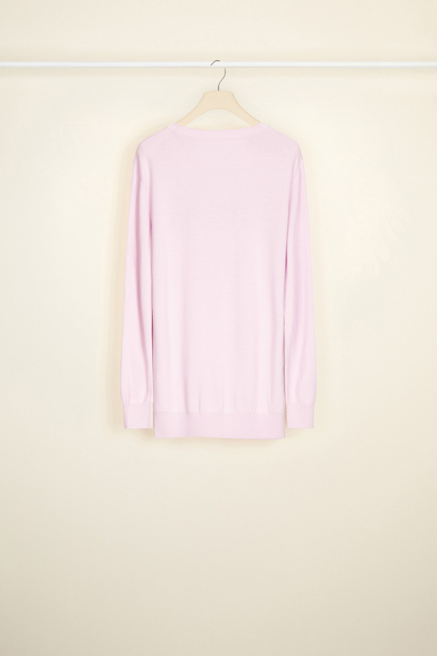Patou P21KN0428001475L pull maille Lilac logo point de croix