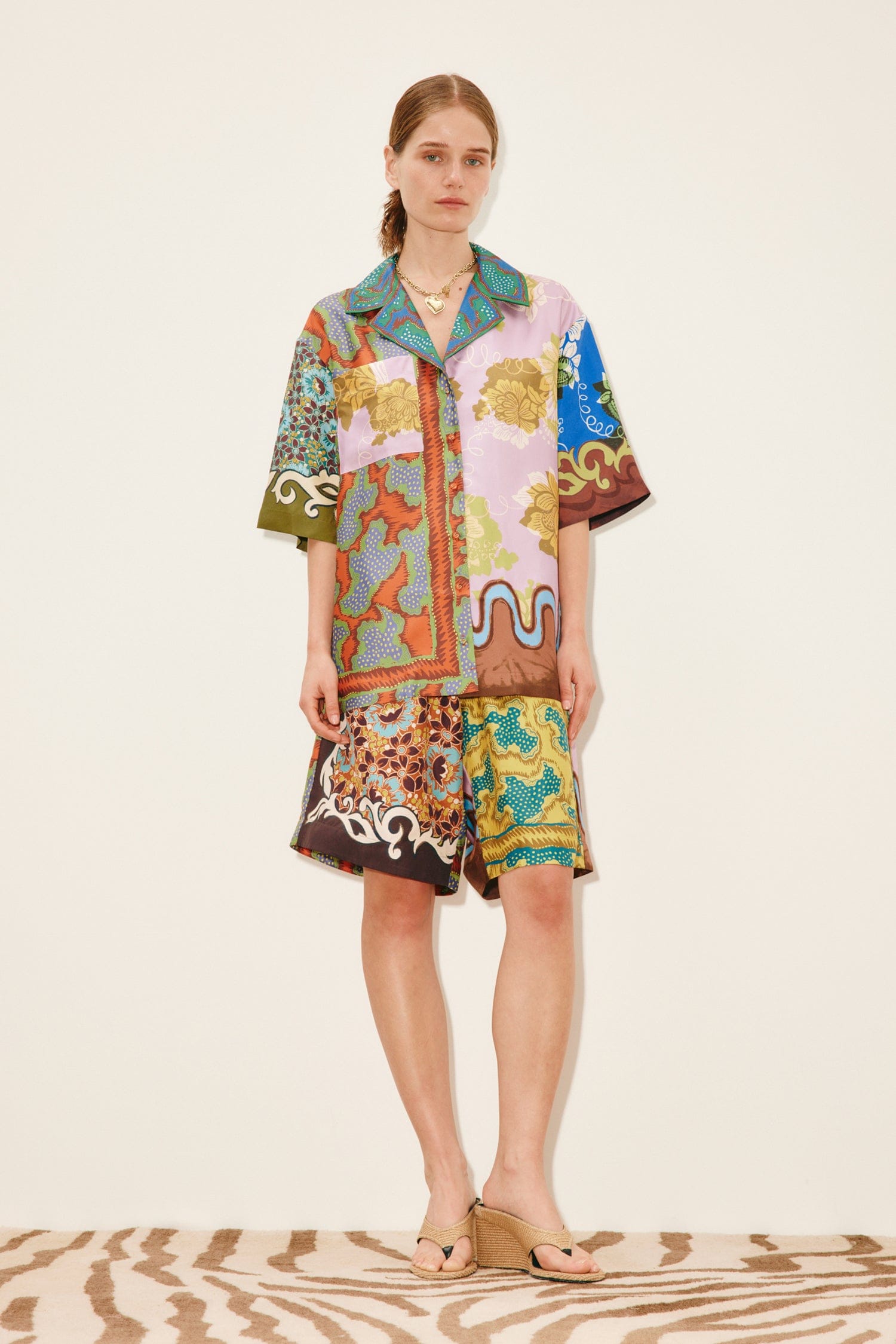 Alemaïs Arnie Silk Shirt chemise soie imprimé floral