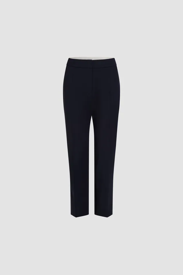 Patou P25TR050 pantalon court laine marine 34-44