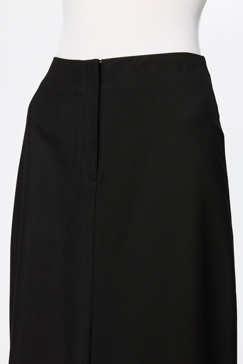 ATU Body Couture Skirts jupe longue noire coton taille moyenne