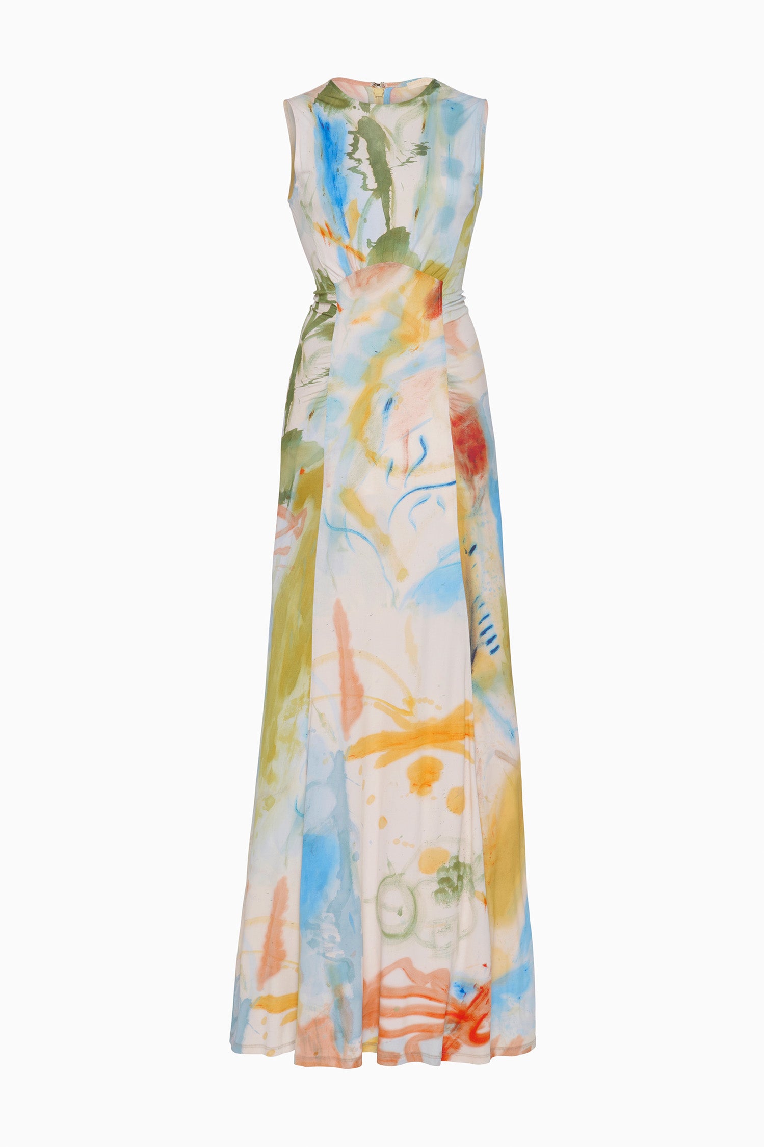 Ulla Johnson Lana Ruched Jersey Dress robe Western Dream