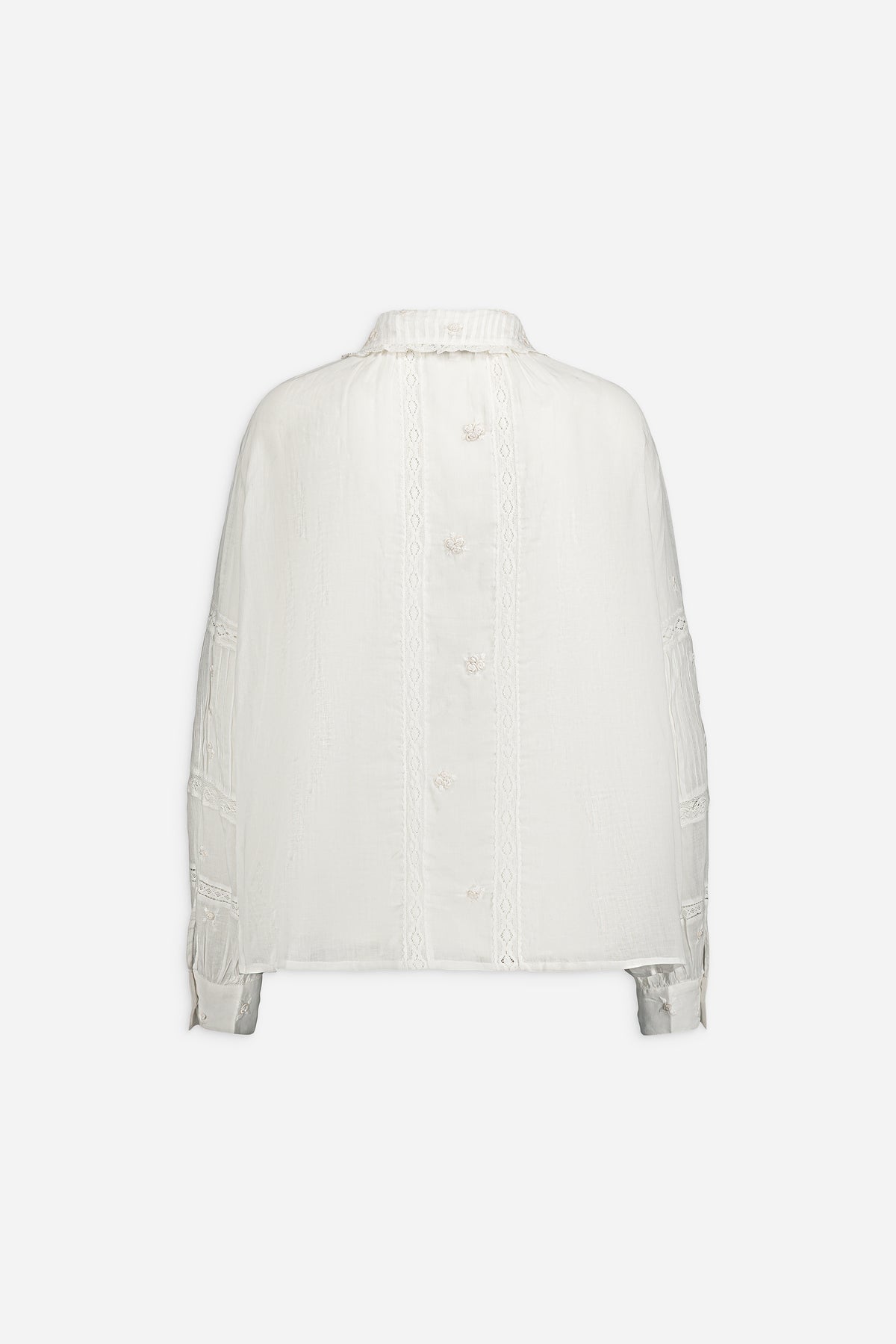 Paul & Joe Margareth chemise brodée main coton