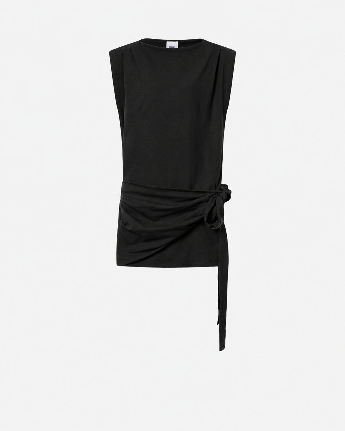 Isabel Marant Marielle RO0874 robe coton noir drapée